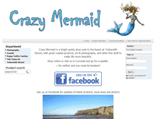 Tablet Screenshot of crazymermaid.co.uk